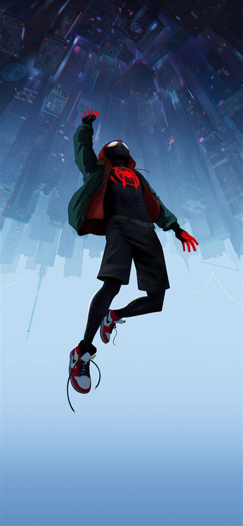 Follow the vibe and change your wallpaper every day. . Spider verse iphone wallpaper